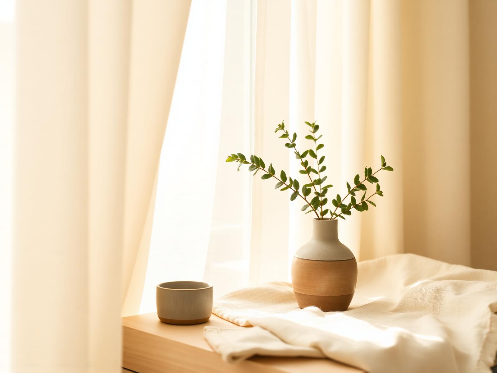 A warm, refined interior — the tone of the practice